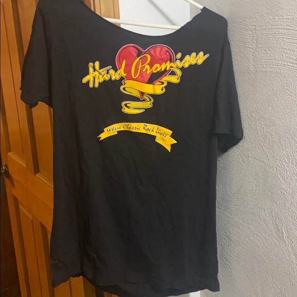 Hard Promises - Tom Petty cold shoulder Tee 1X